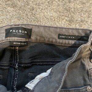 PacSun Skinny Washed Active Stretch Jeans - 30x30 - Grey